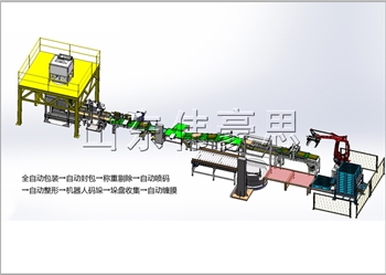 全自動(dòng)包裝碼垛系統(tǒng)